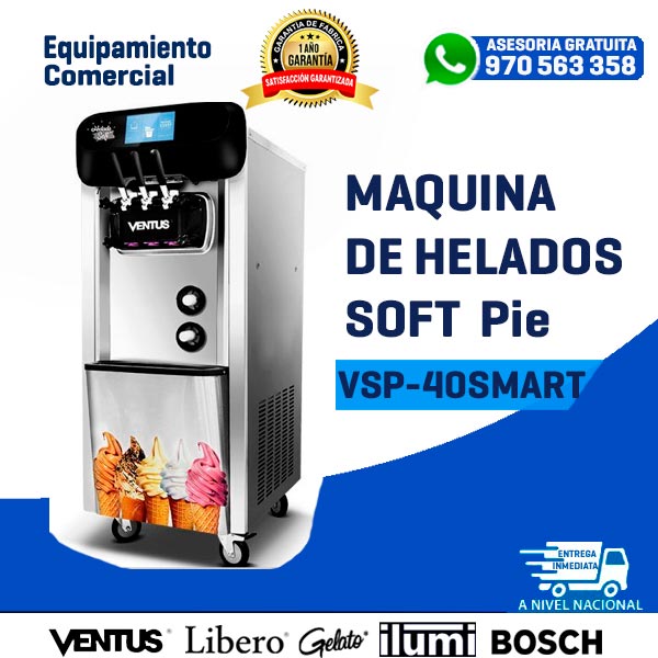 VSP 40 SMART Maquina De Helado Soft Pedestal 40 LTS 1 Rie